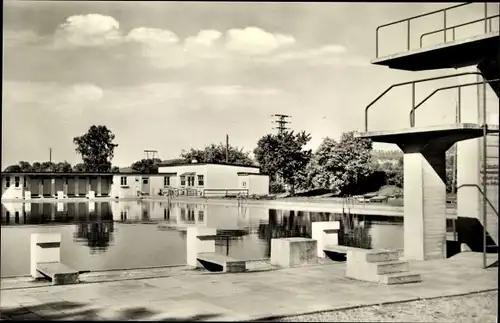 Ak Bad Köstritz Thüringen, Städt. Sommerbad