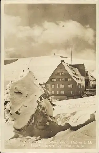 Ak Feldberg im Schwarzwald, Hotel Feldberger Hof im Schnee