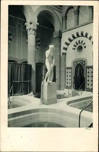 Ak Bad Wildbad im Schwarzwald, Thermalbad, Gesellschaftsbad im Eberhardsbad