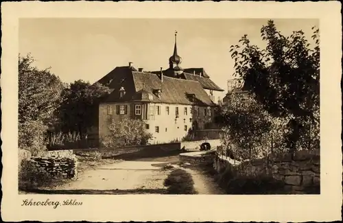 Ak Schrozberg in Württemberg, Schloss