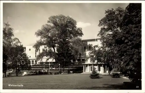 Ak Weimar in Thüringen, Weimarhalle