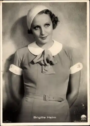 Ak Schauspielerin Brigitte Helm, Portrait