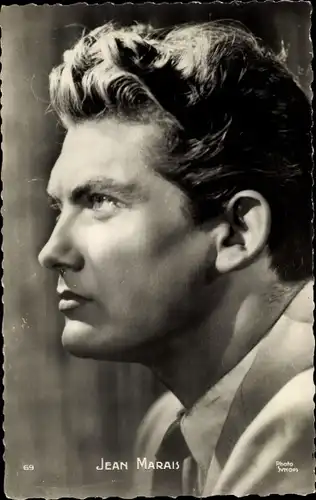 Ak Schauspieler Jean Marais, Profilansicht