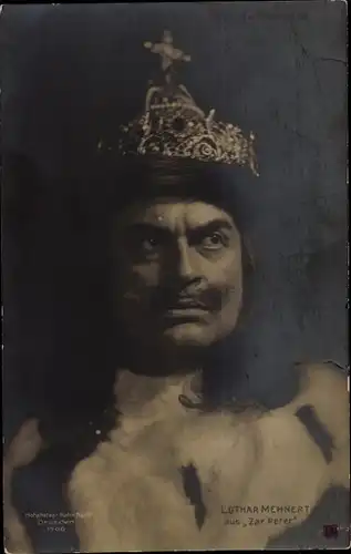Ak Schauspieler Lothar Mehnert als Zar Peter