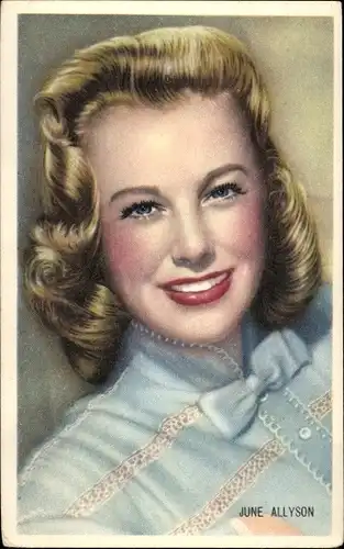 Ak Schauspielerin June Allyson, Portrait