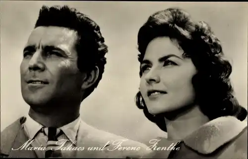 Ak Schauspieler Maria Takacs, Ferenc Zenthe, Liebe am Donnerstag