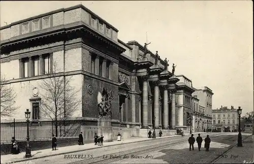 Ak Bruxelles Brüssel, Le Palais des Beaux Arts