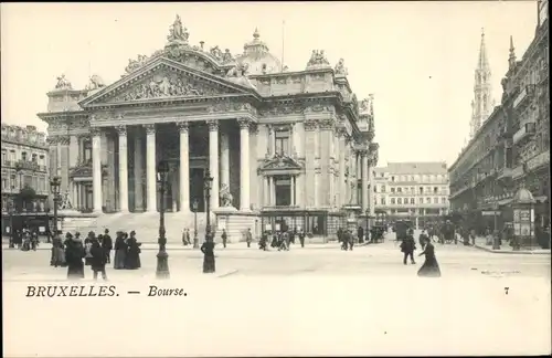 Ak Bruxelles Brüssel, Bourse