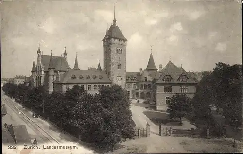 Ak Zürich Stadt Schweiz, Landesmuseum