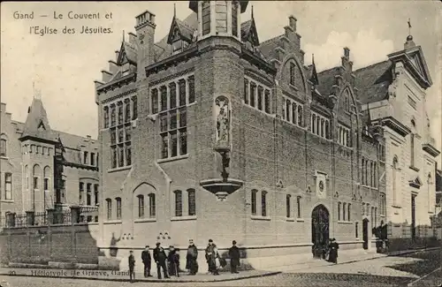 Ak Gand Gent Ostflandern, Le Couvent et l'Eglise des Jesuites