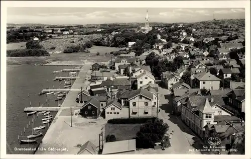 Ak Grebbestad Schweden, Ortsübersicht