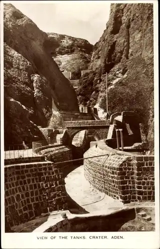 Ak Aden Jemen, View of the Tanks Crater