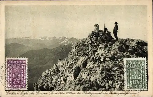 Ak Gesäuse Steiermark, Gipfel des Großen Buchstein, Todtengebirge