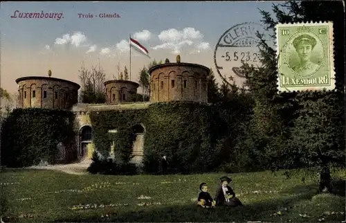 Ak Fort Thüngen, Trois Gland, Drei Eicheln, Dräi Eechelen Luxemburg