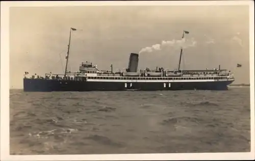 Foto Ak Dampfer Kaiser, HAPAG Seebäderdienst