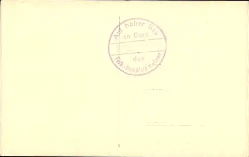 Foto Ak Dampfer Kaiser, HAPAG Seebäderdienst