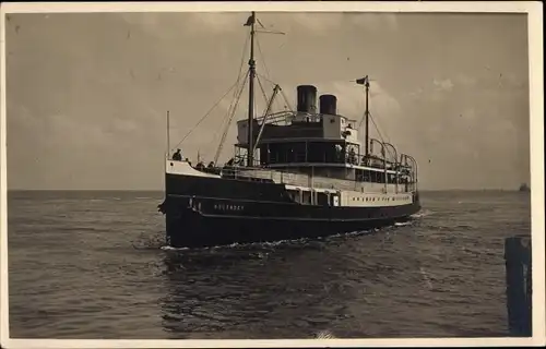 Ak Dampfer Bubendey, HAPAG Seebäderdienst