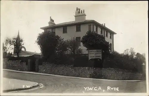 Foto Ak Ryde Isle of Wight England, Garfield House, YWCA