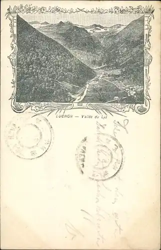 Litho Luchon Haute Garonne, Vallée du Lys