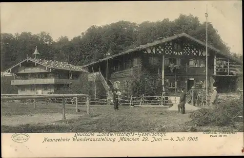 Ak München Bayern, Deutsche Landwirtschafts Gesellschaft, DLG, 19. Wanderausstellung 1905