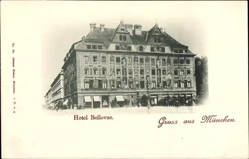Ak München Bayern, Hotel Bellevue