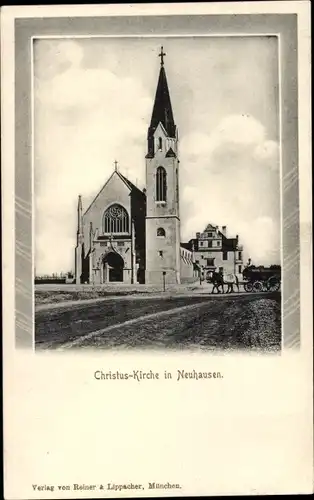Ak Neuhausen München Bayern, Christus Kirche