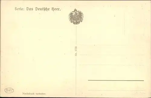 Ak Das Deutsche Heer, Infanterie überschreitet eine von Pionieren gebaute Schiffbrücke