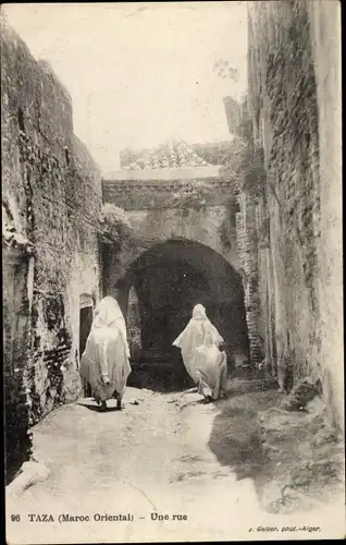 Ak Taza Marokko, Une rue