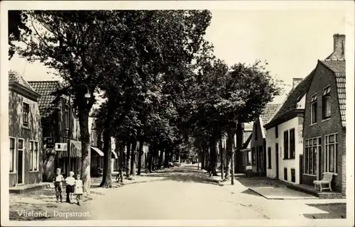 Ak Vlieland Friesland Niederlande, Dorpstraat