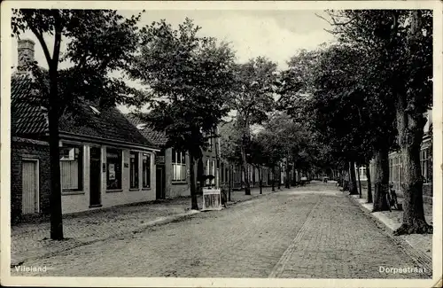 Ak Vlieland Friesland Niederlande, Dorpstraat