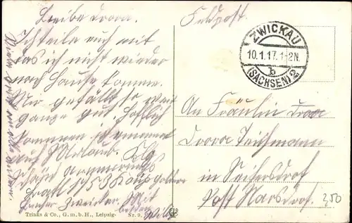 Ak Zwickau in Sachsen, Paradiesbrücke mit Ebertschlösschen