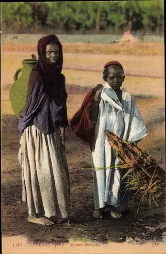 Ak Scenes et Types, Jeunes Normades, Cap 1191