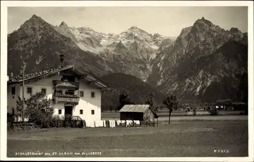 Ak St Ulrich Pillersee Tirol, Strasserwirt, Berghütte