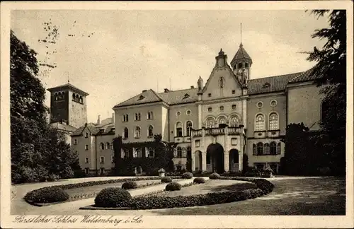 Ak Waldenburg in Sachsen, Fürstliches Schloss