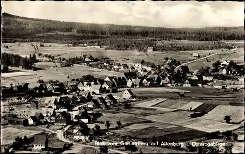 Ak Altenberg im Erzgebirge, Blick vom Geisingberg, Panorama