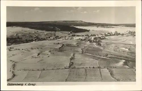 Ak Altenberg im Erzgebirge, Luftbilfd, Panorama