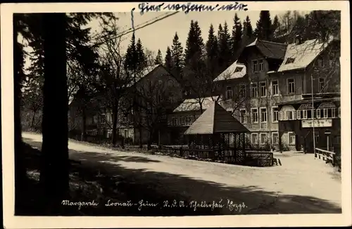 Foto Ak Schellerhau Altenberg im Erzgebirge, Margarete Gronau-Heim, Gebäude von außen