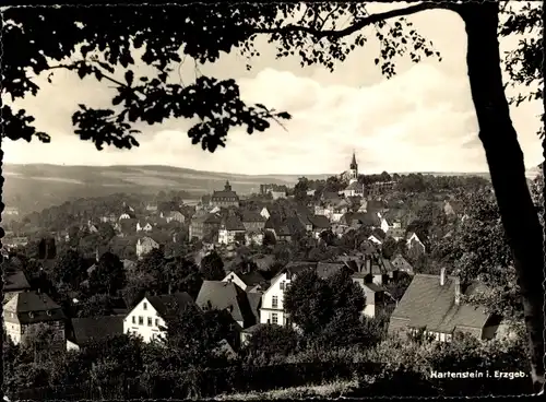 Ak Hartenstein im Erzgebirge Sachsen, Panorama