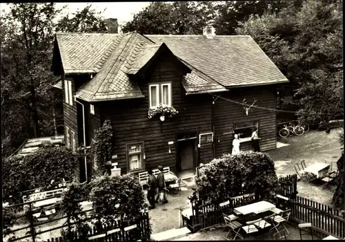 Ak Hartenstein im Erzgebirge Sachsen, Waldgaststätte Forsthaus Prinzenhöhle