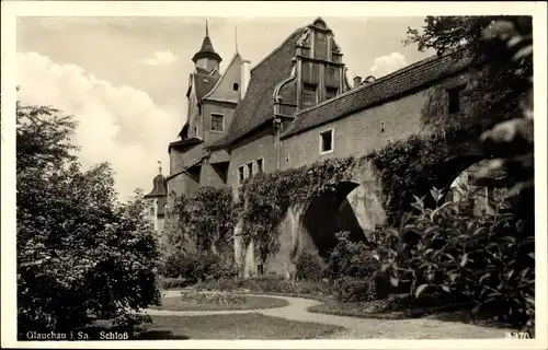 Ak Glauchau Sachsen, Schloss