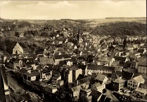 Ak Weida in Thüringen, Blick von der Osterburg