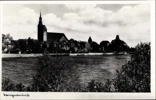Ak Tangermünde an der Elbe, Stadtansicht, Kirche