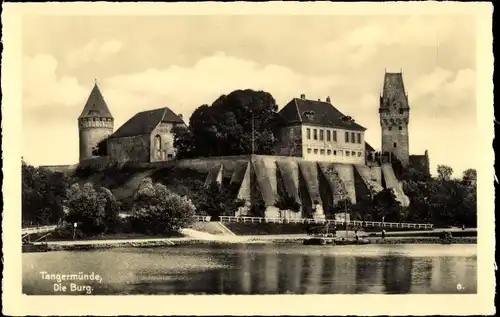 Ak Tangermünde an der Elbe, Die Burg