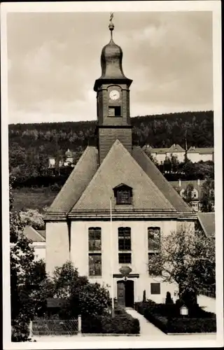 Ak Schmiedeberg Dippoldiswalde im Erzgebirge, George Bähr Kirche