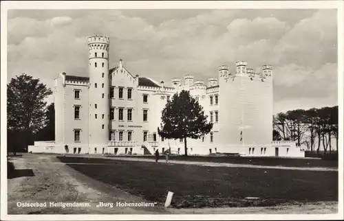 Ak Seebad Heiligendamm Bad Doberan, Burg Hohenzollern, Außenansicht