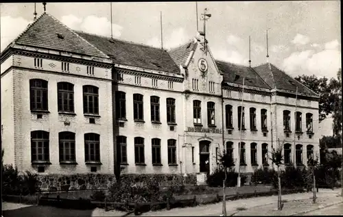 Ak Goldberg in Mecklenburg, John Brinckman Schule