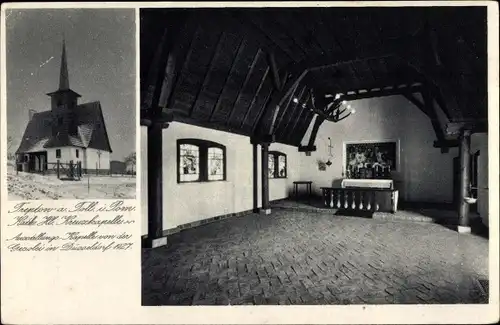 Ak Altentreptow in Mecklenburg Vorpommern, Ausstellungskapelle, Altar