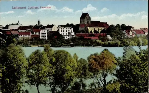 Ak Lychen in der Uckermark, Panorama