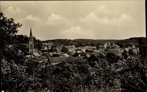 Ak Burg Stargard in Mecklenburg, Blick vom Weinberg auf die Stadt