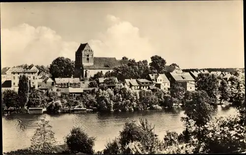 Ak Lychen in der Uckermark, Teilansicht